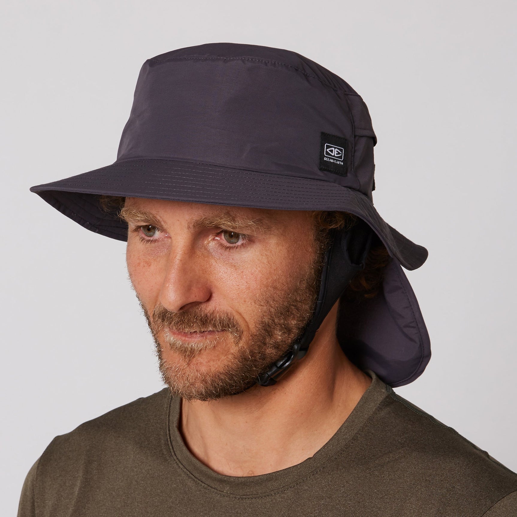 Ocean & Earth Mens Indo Stiff Peak Surf Hat