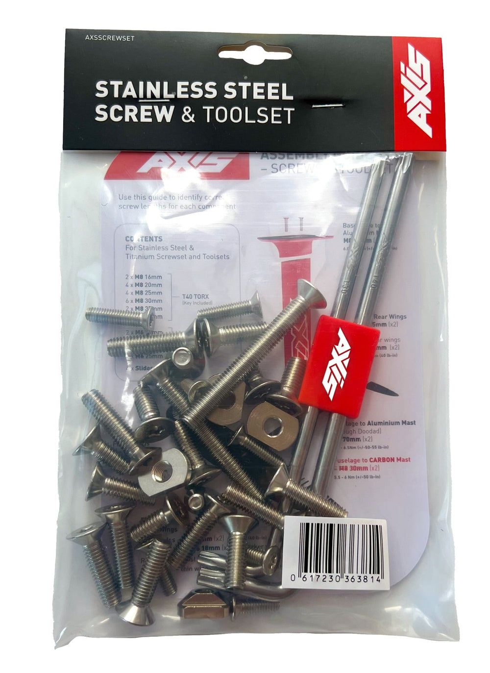 Axis Stainless Screwset And Toolset
