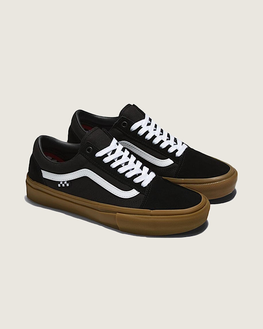 Vans Mens Skate Old Skool Black/Gum-sole