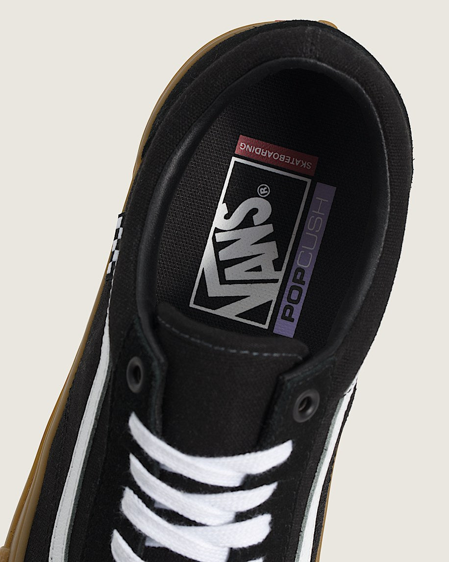 Vans Mens Skate Old Skool Black/Gum-sole