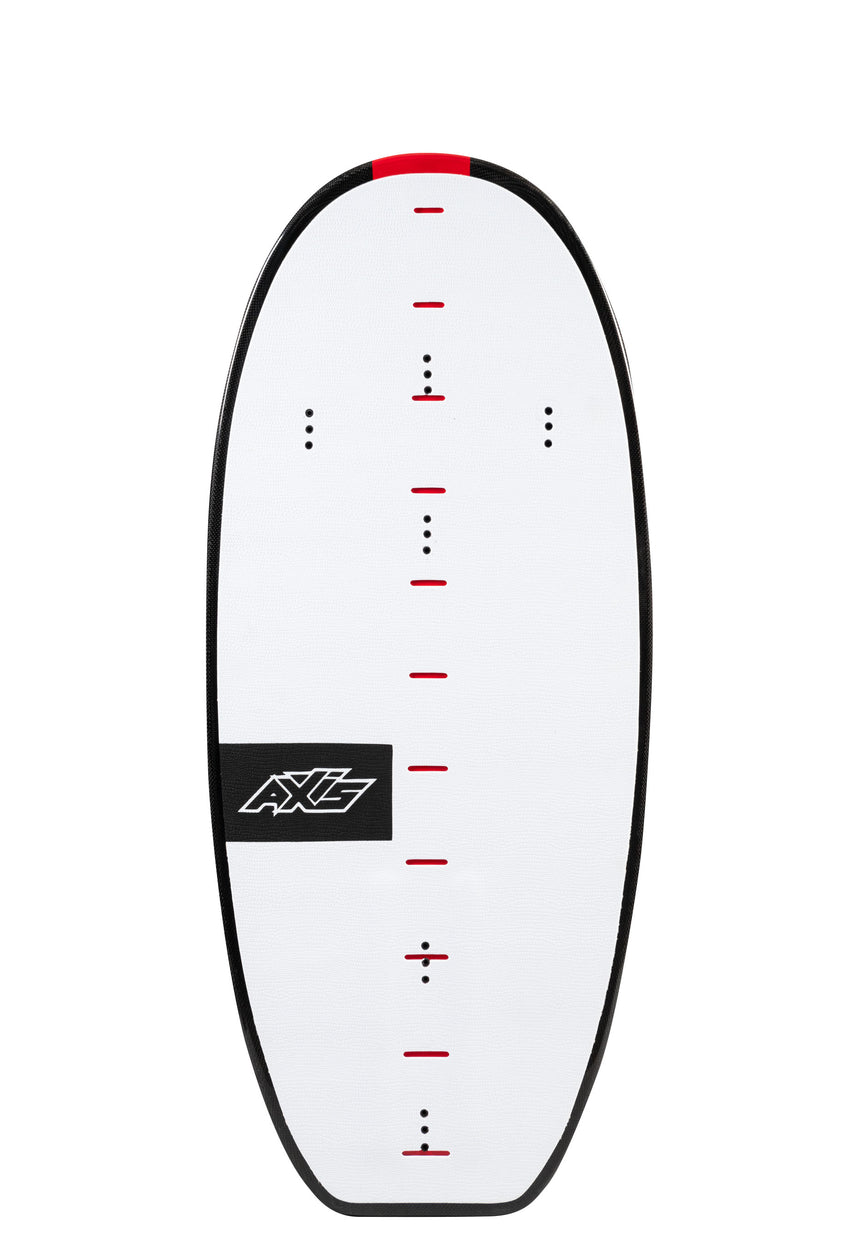 Axis Tray V4 - Carbon Foilboard (With Footstrap Inserts)