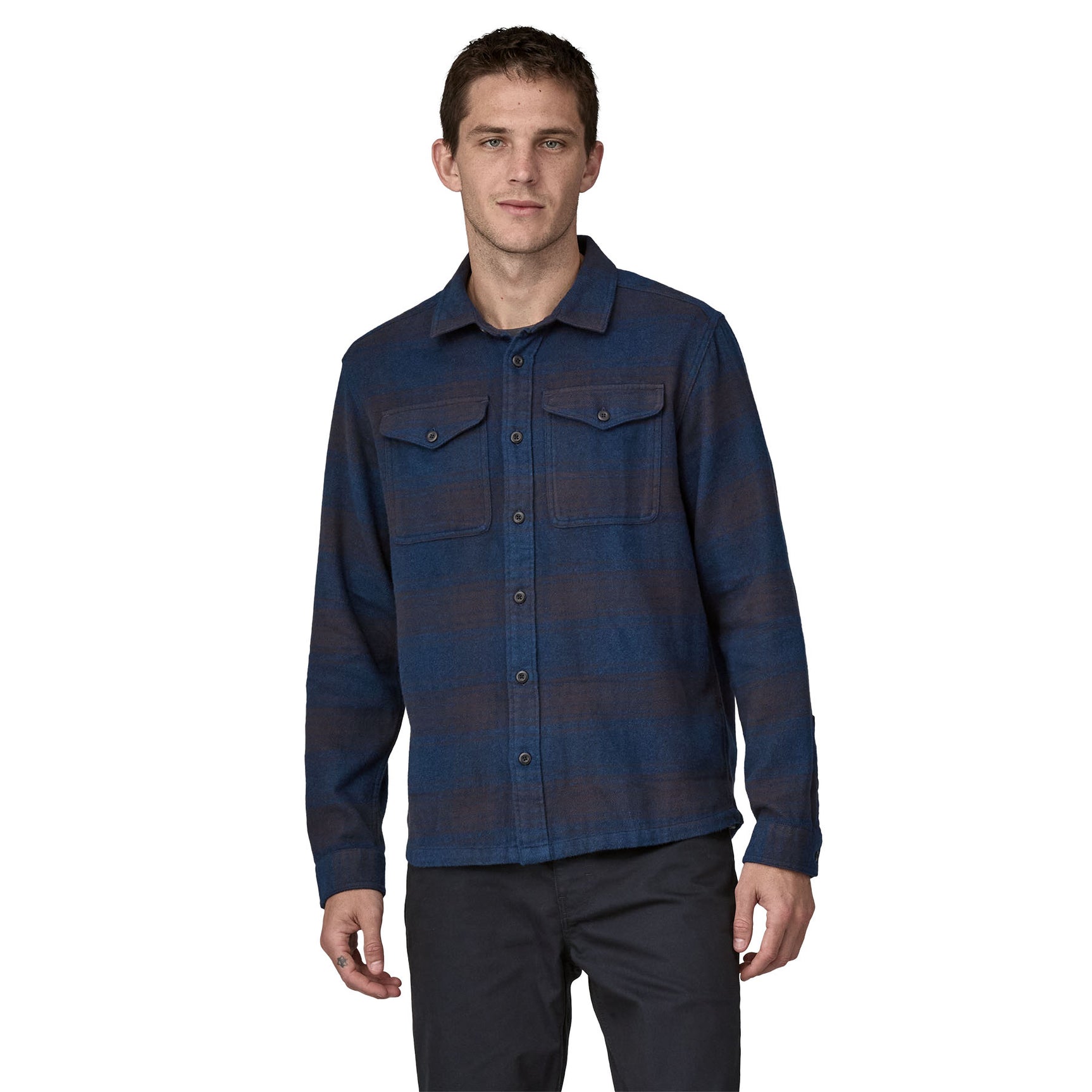 Patagonia Men's Long-Sleeved Lightweight Fjord Flannel Shirt