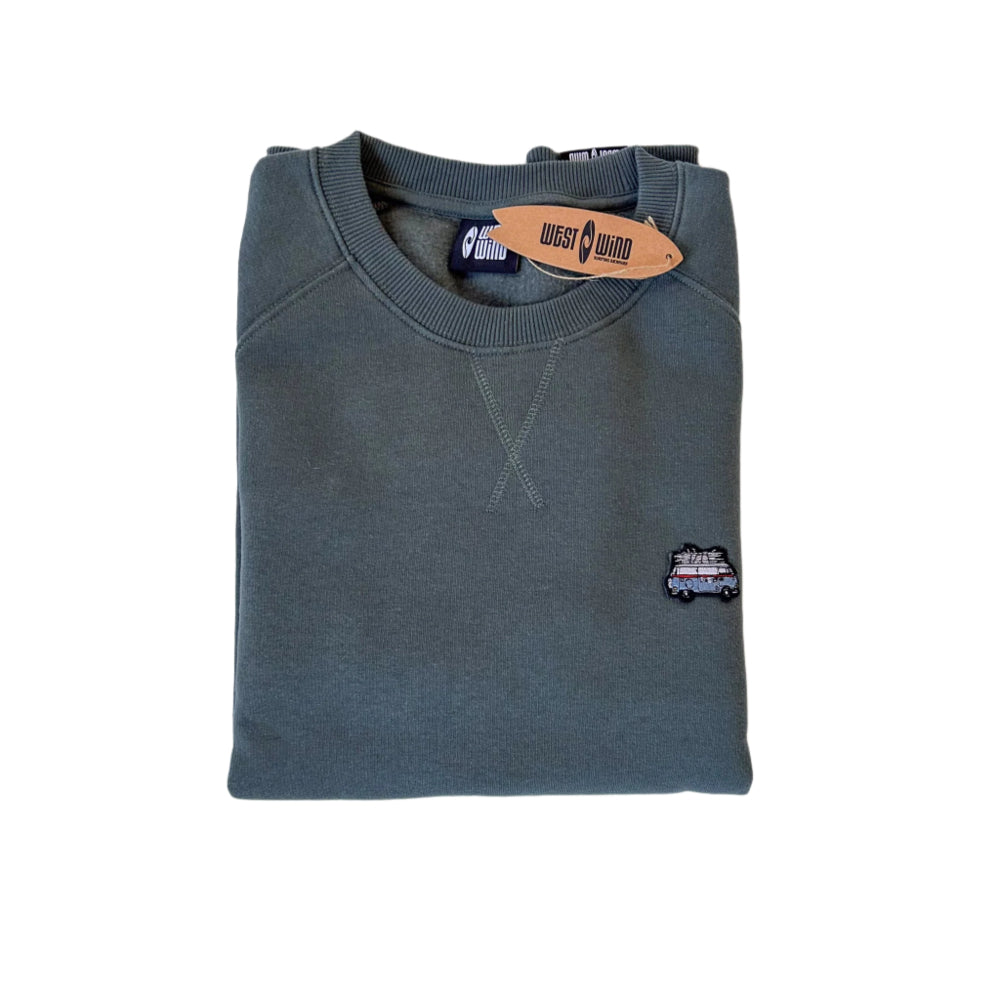 WestWind Surfvan Patch Crewneck