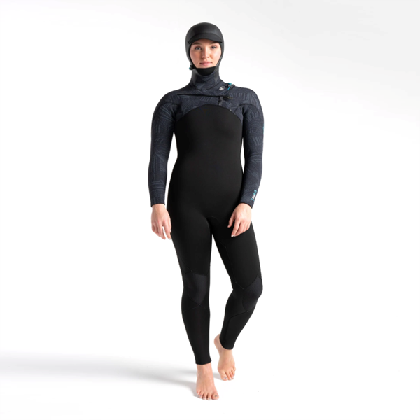 C-Skins Rewired 6/5 Wmns Chest Zip Hooded