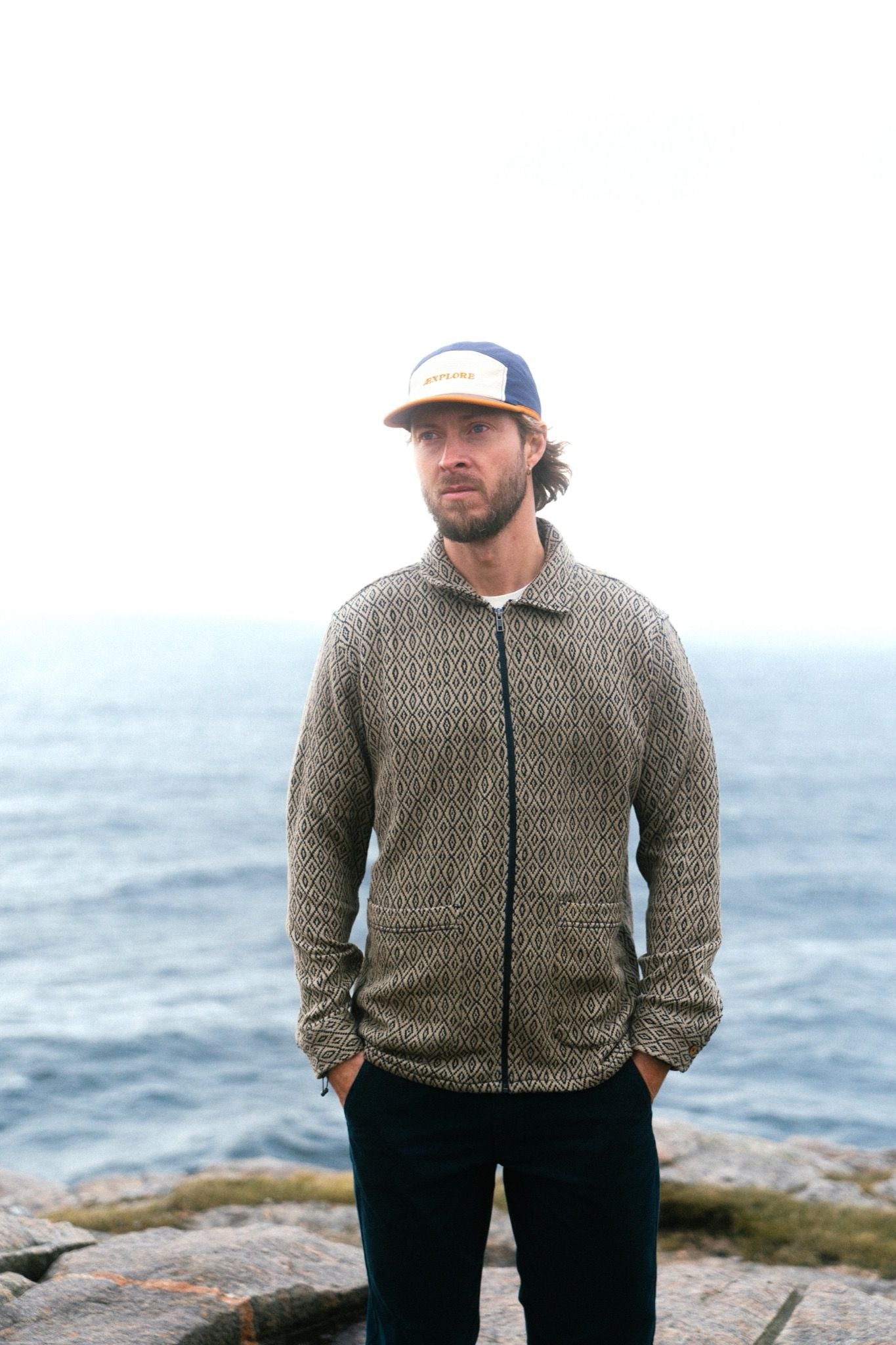 LAKOR Net Fix Jacquard Jacket