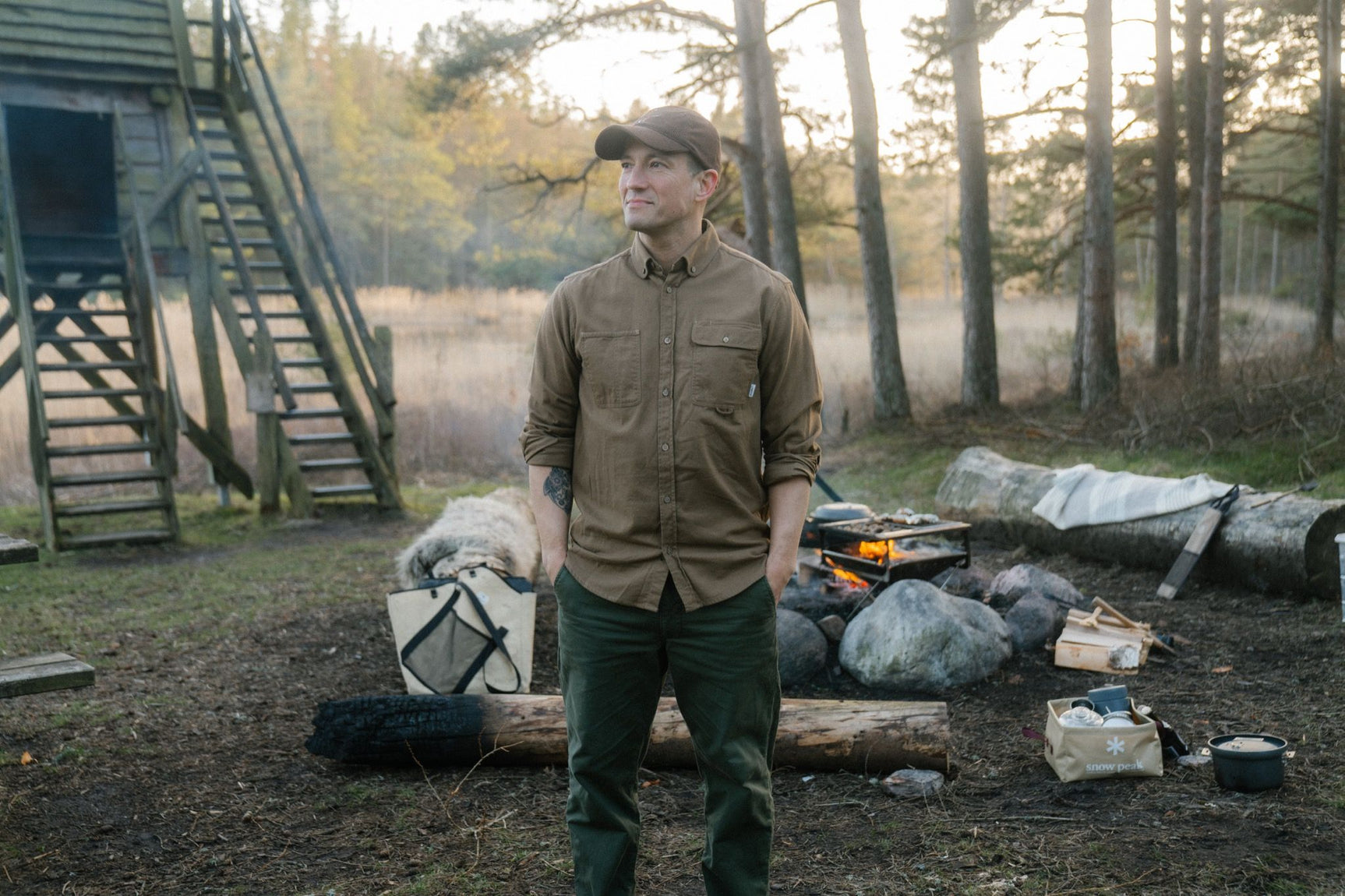LAKOR Beaver Timber Cord Cap