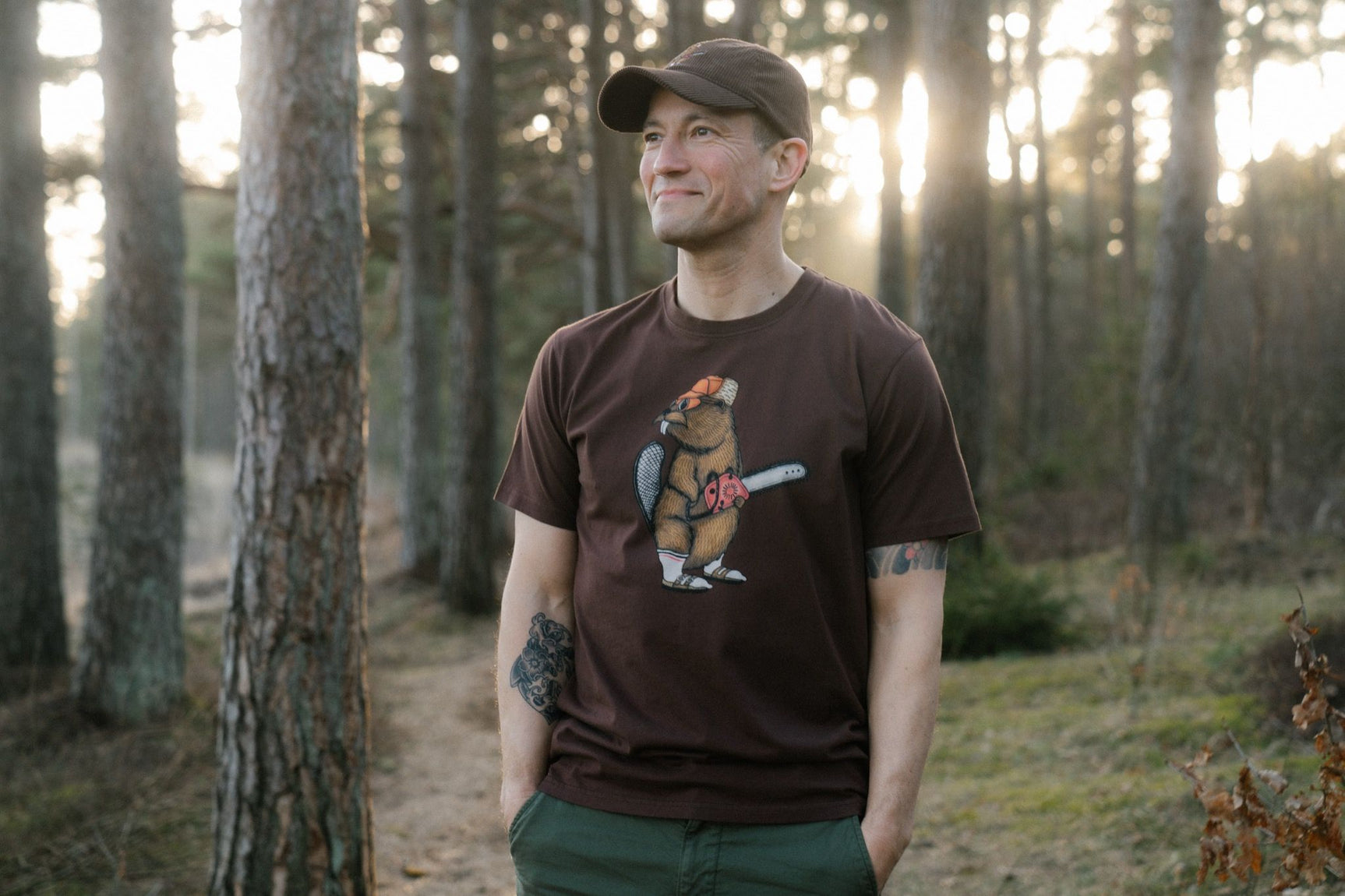 LAKOR Beaver Timber Cord Cap