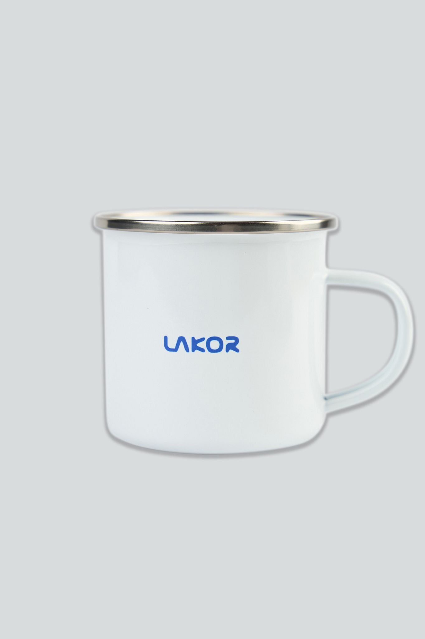 LAKOR Beaver Rafting Enamel Mug