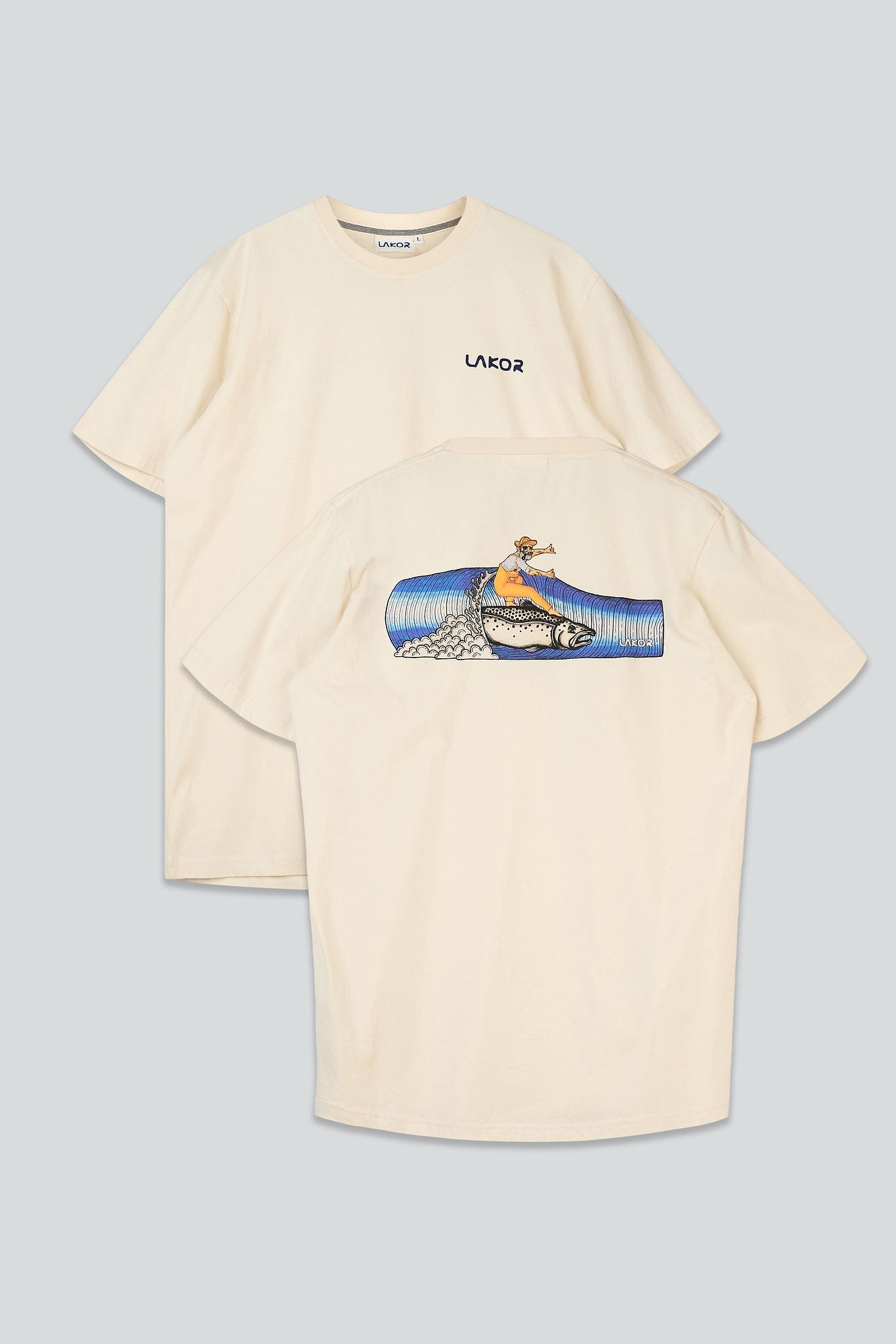 LAKOR Salmon Surfer T-Shirt