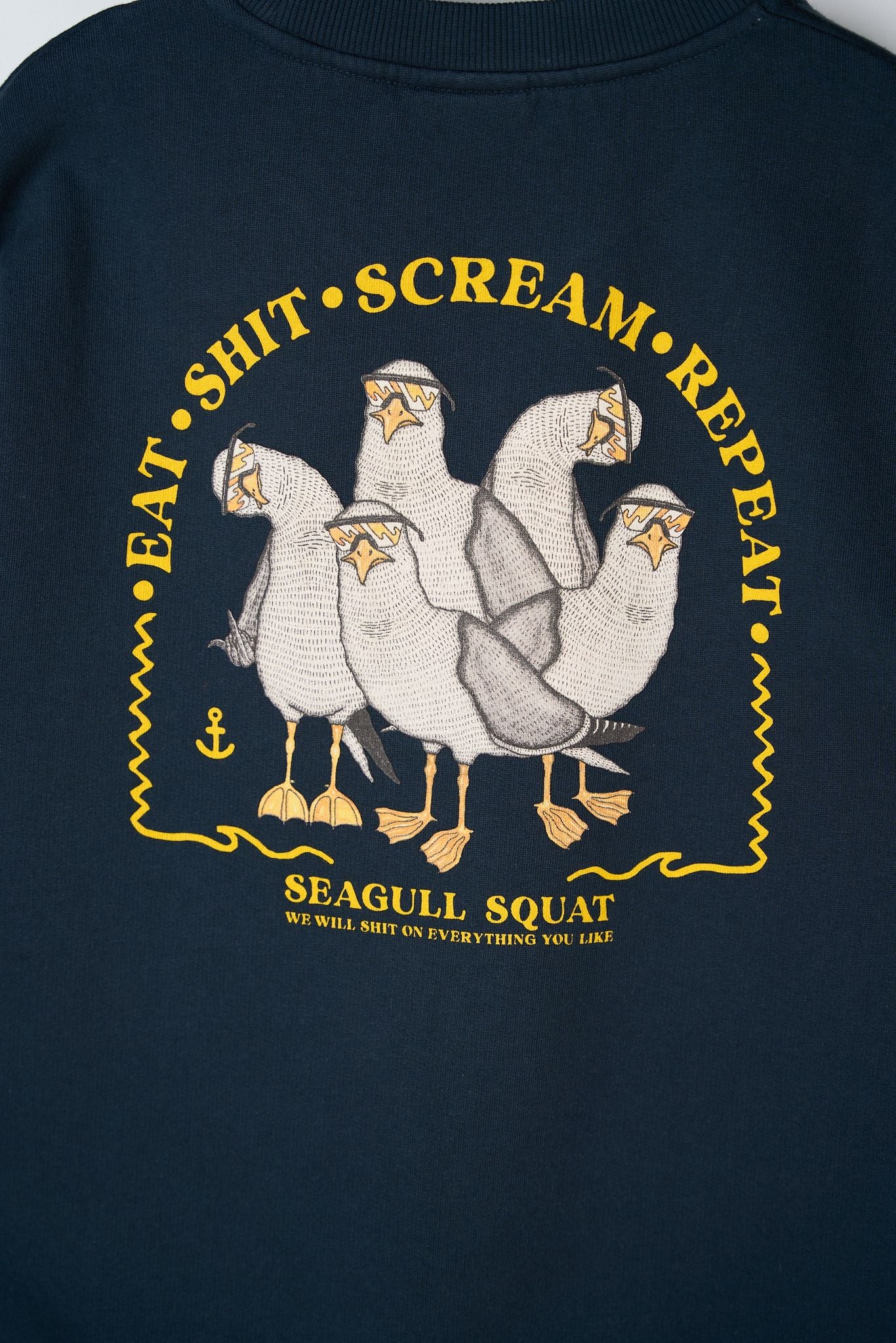 LAKOR Seagull Squad Back Crewneck