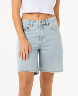 Rip Curl Aggie Relaxed Denim Short Womens