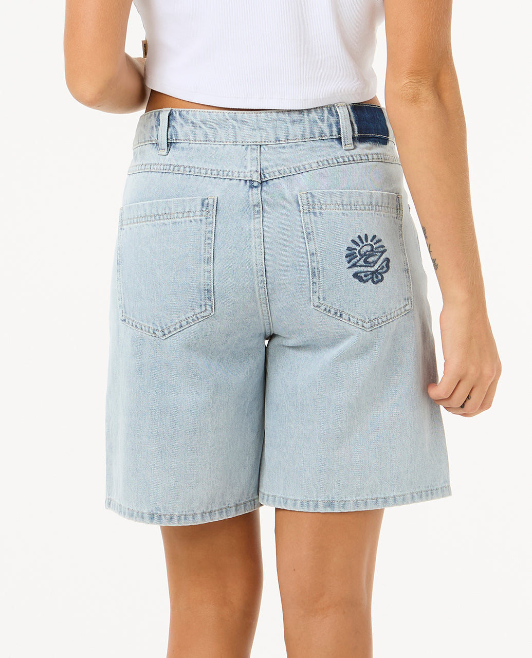Rip Curl Aggie Relaxed Denim Short Womens