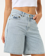 Rip Curl Aggie Relaxed Denim Short Womens