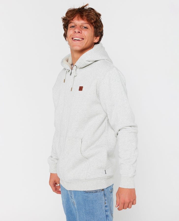 Rip Curl Icons Lined Zip Thru Hood