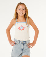Rip Curl Sunshine Squad Rib Tank - Girls