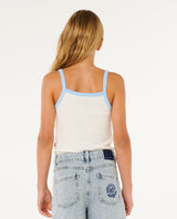 Rip Curl Sunshine Squad Rib Tank - Girls