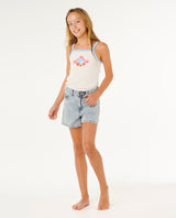 Rip Curl Sunshine Squad Rib Tank - Girls