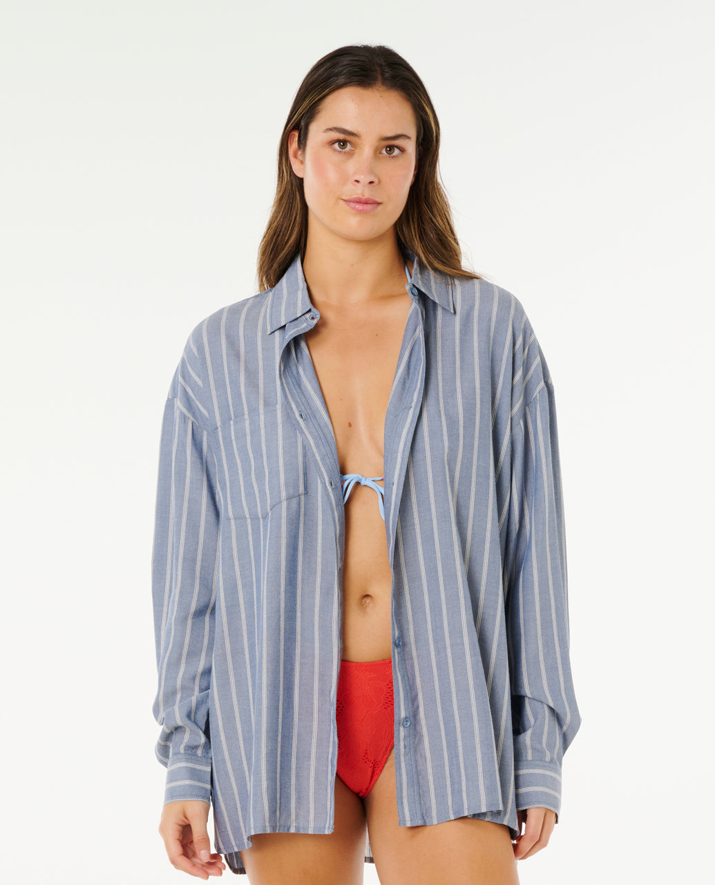 Rip Curl Beach Days Pinstripe Shirt