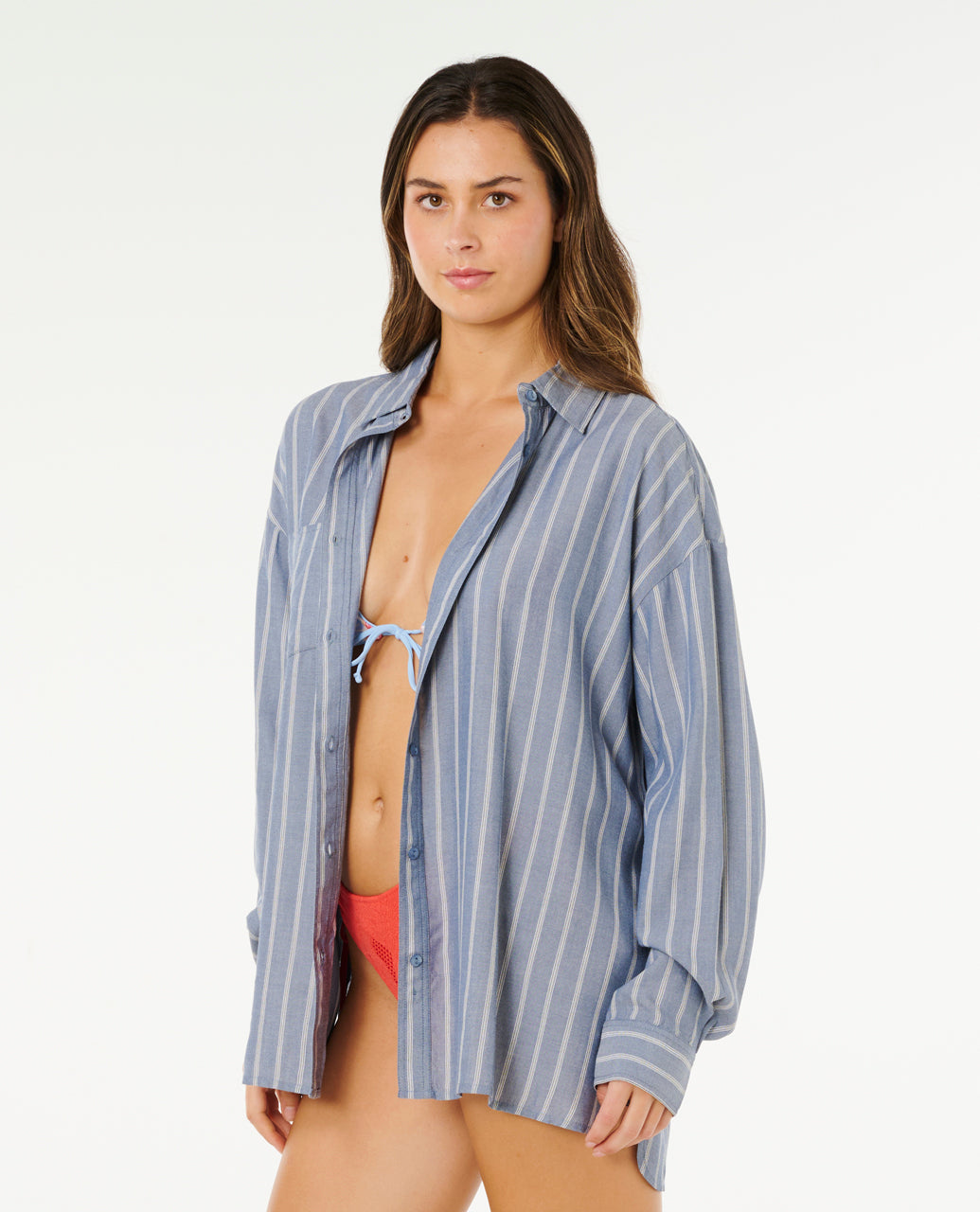 Rip Curl Beach Days Pinstripe Shirt