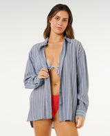 Rip Curl Beach Days Pinstripe Shirt