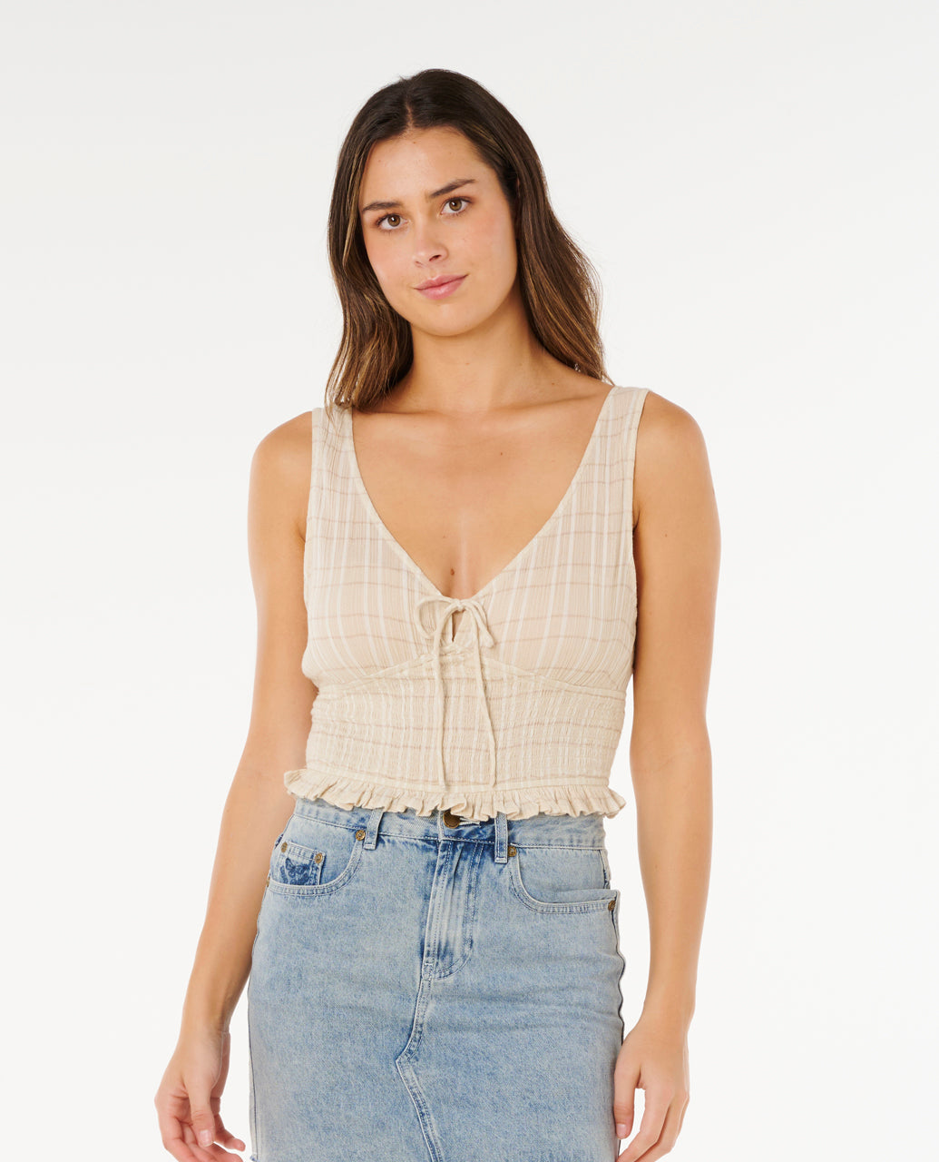 Rip Curl Paradise Check Top Womens