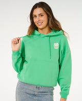 Rip Curl Surf Puff Heritage Hood Puffy Print Womens