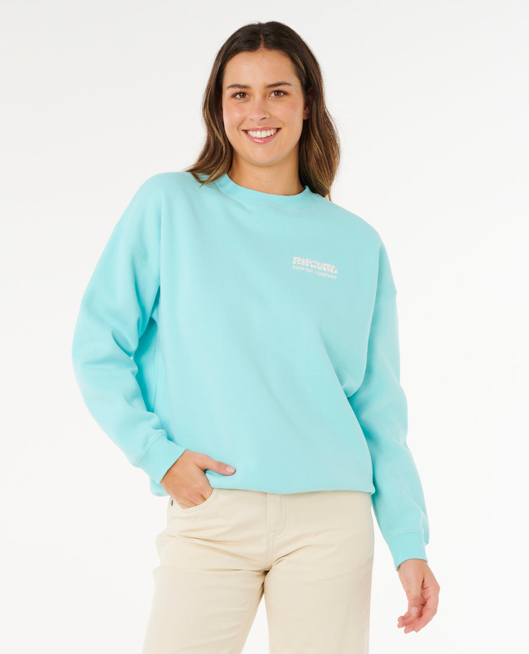 Rip Curl Surf Puff Inspired Crew Womens