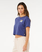 Rip Curl Surf Side Cropped Tee Womens
