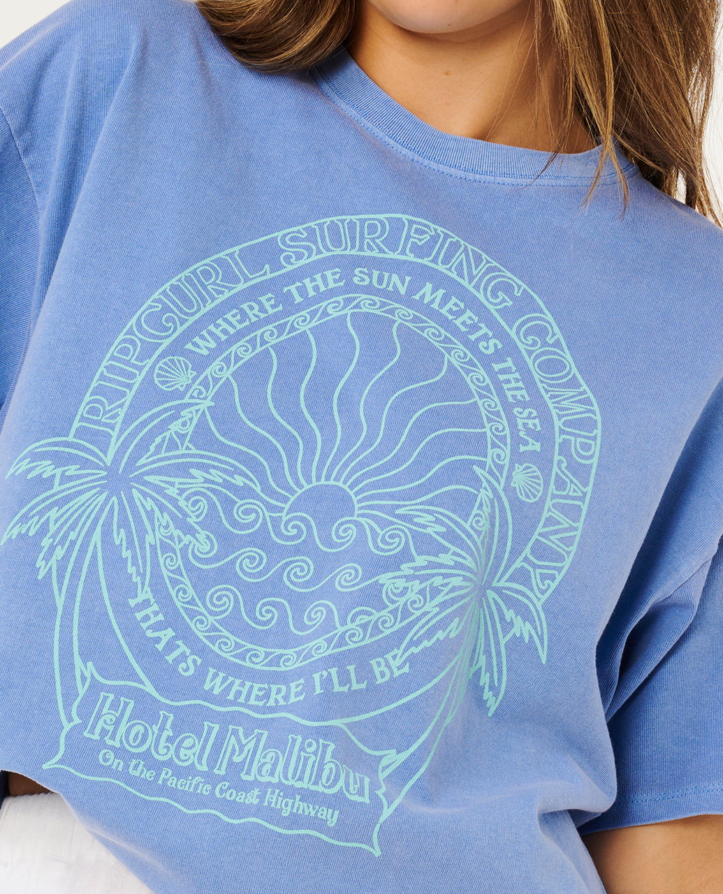 Rip Curl Hotel Malibu Heritage Tee Womens
