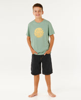 Rip Curl Wettie Passage Icon Tee - Boys