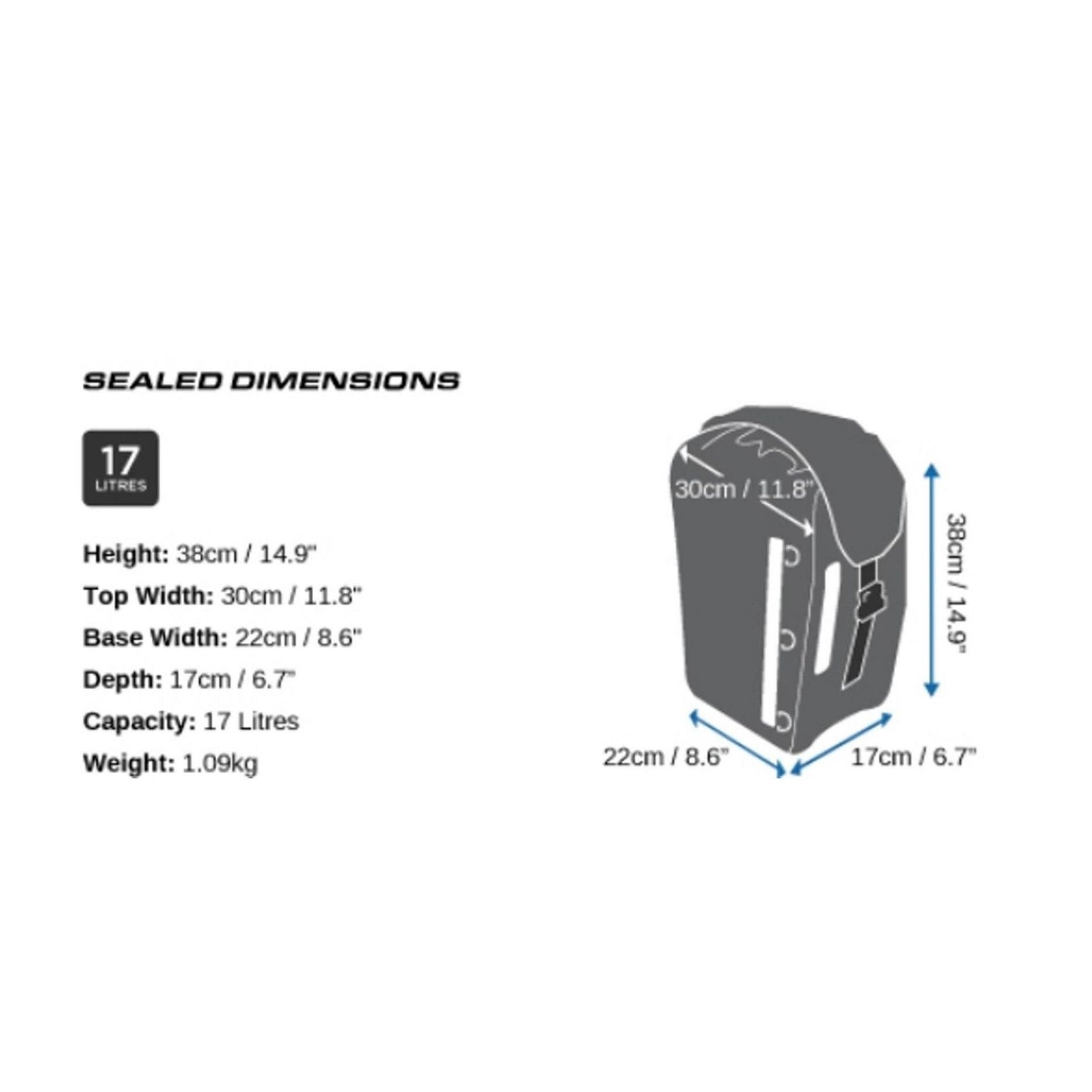 OverBoard waterproof bike bag