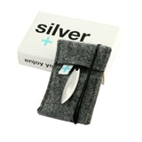 Silver+Surf silver jewelry surfboard with skull