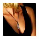 Silver+Surf silver jewelry surfboard with skull