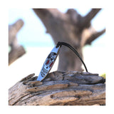 Silver+Surf silver jewelry surfboard with skull