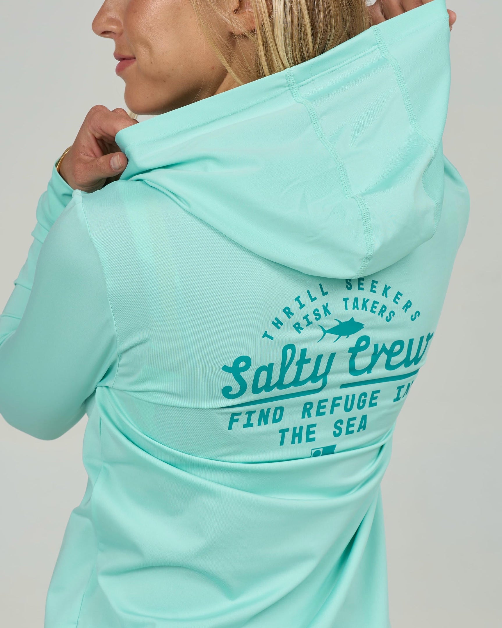 Salty Crew Unscripted Hooded Sunshirt