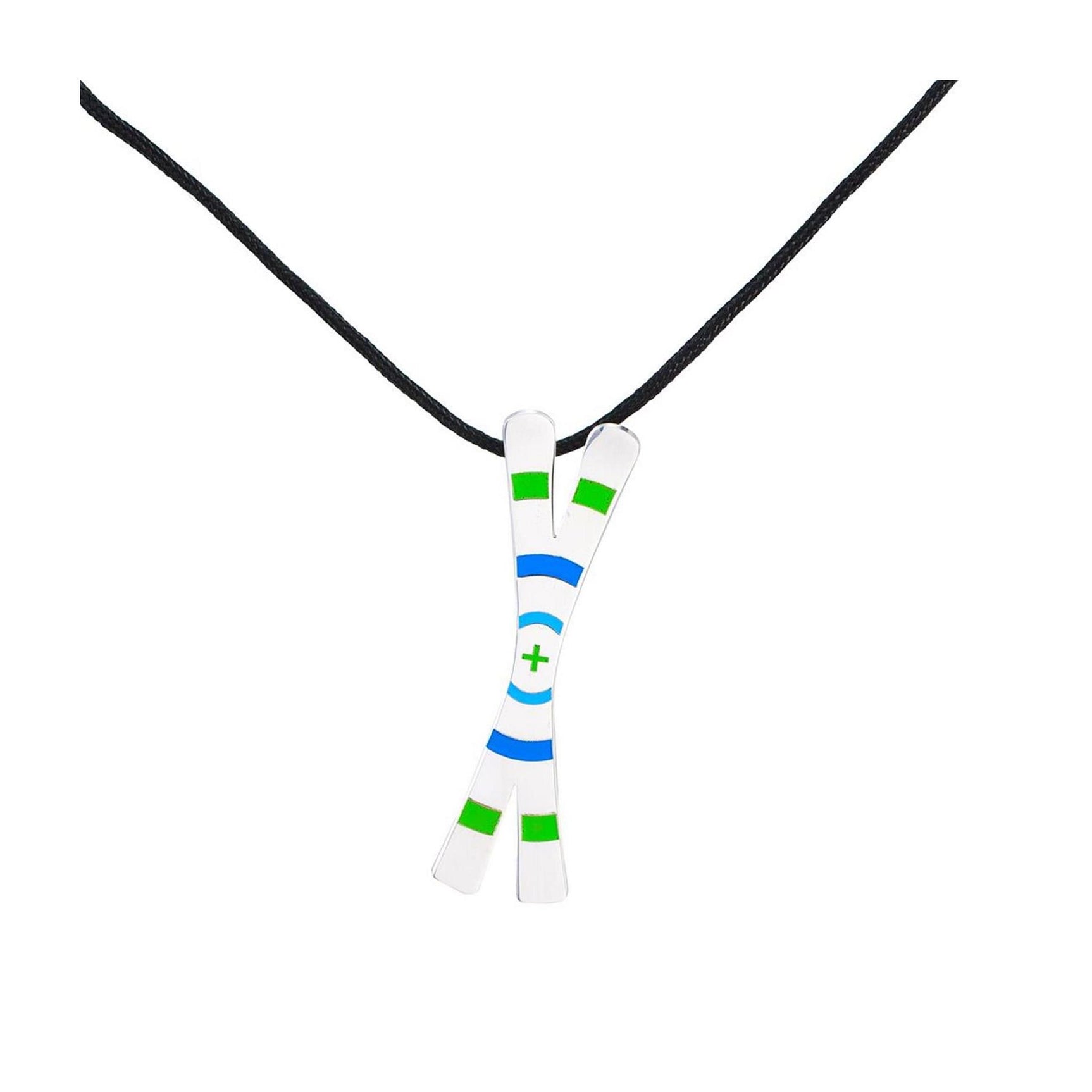 Silver+Surf Schmuck Ski Cross Circle Winter
