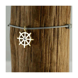 Silver+Surf silver jewelry boat steering wheel