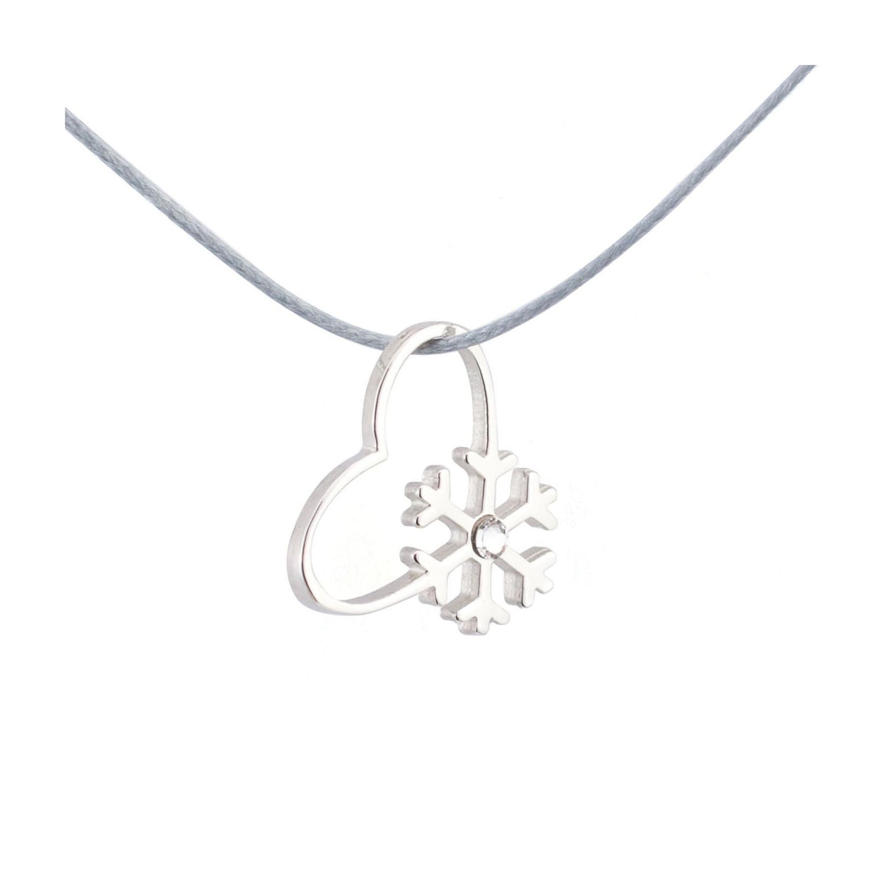 Silver+Surf Schmuck Schneeflocke Kristall