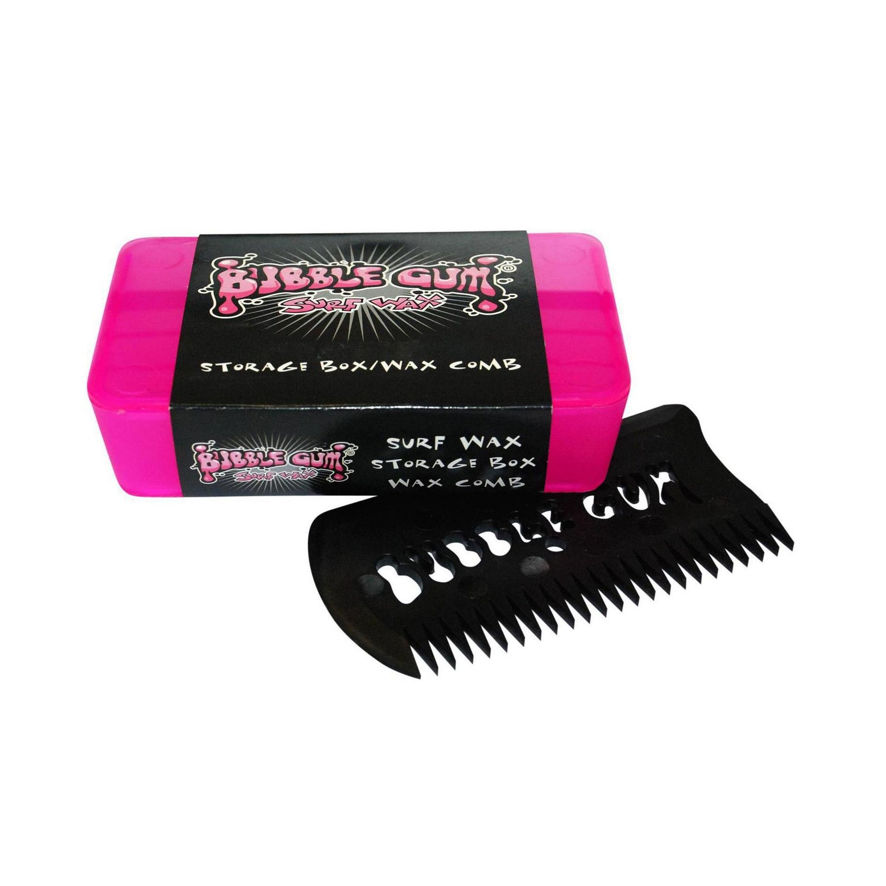 Surf Wax Box BUBBLE GUM with surfboard wax comb
