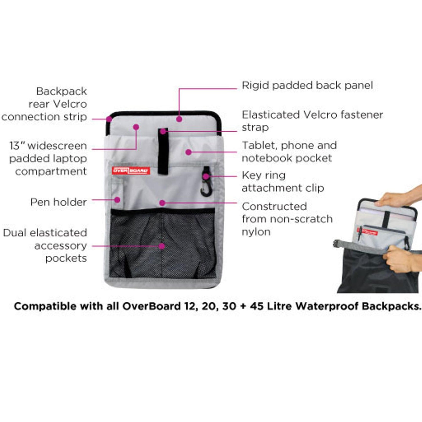 OverBoard Laptop Tablet Organizer