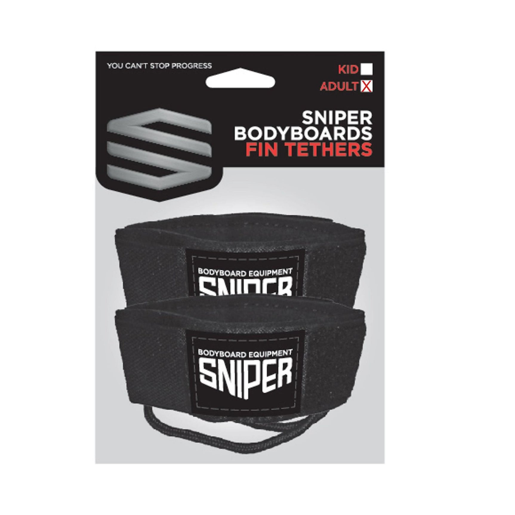 SNIPER Bodyboard Fins Leash Deluxe