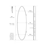 ROAM Boardbag Surfboard Coffin Double Triple