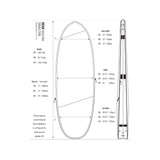 ROAM Boardbag Surfboard Tech Bag Doppel Fish