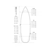ROAM Boardbag Surfboard Daylight Short PLUS