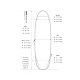 ROAM Boardbag Surfboard Daylight Funboard PLUS