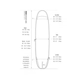 ROAM Boardbag Surfboard Daylight Long PLUS