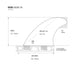 ROAM Sidebite Fin Set two tab