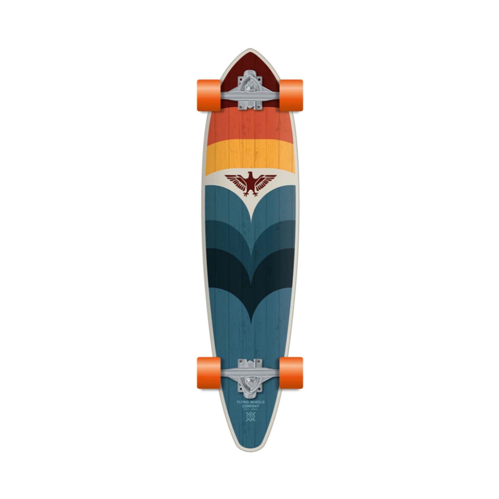 Flying Wheels Gun Skateboard Eagle