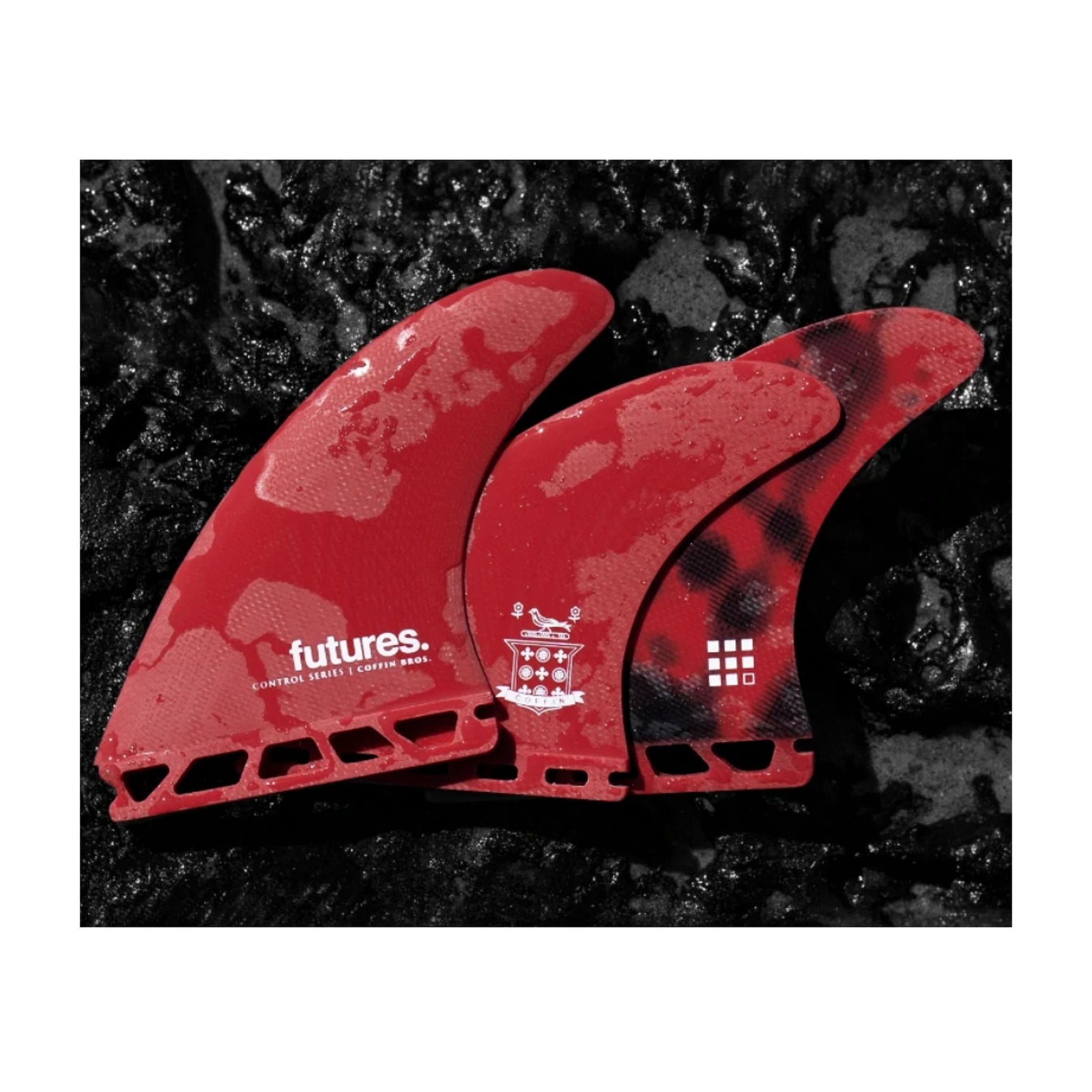FUTURES Thruster Fin Set Coffin Bros Control