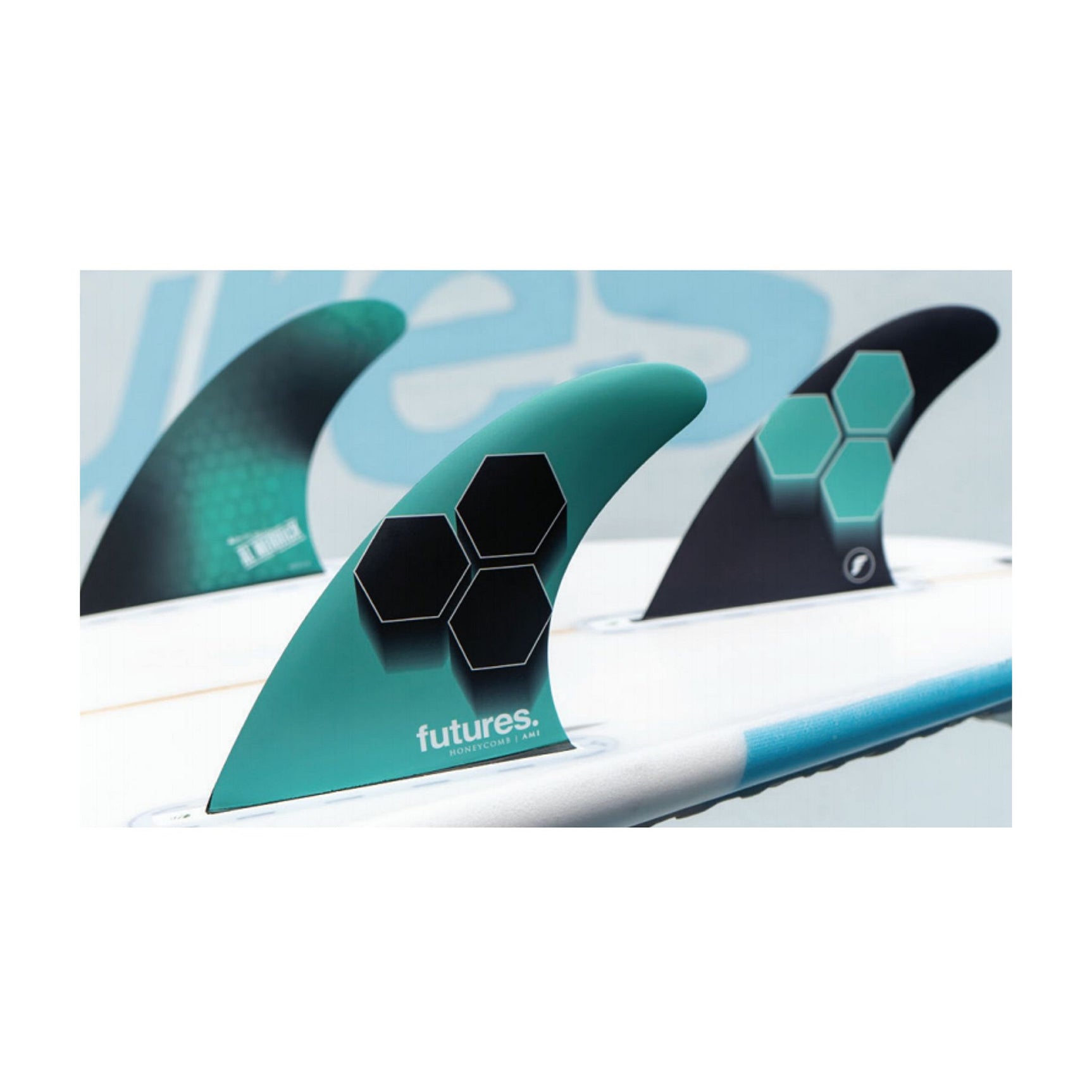 FUTURES Thruster Fin Set AM1 Al Merrick Honeycomb